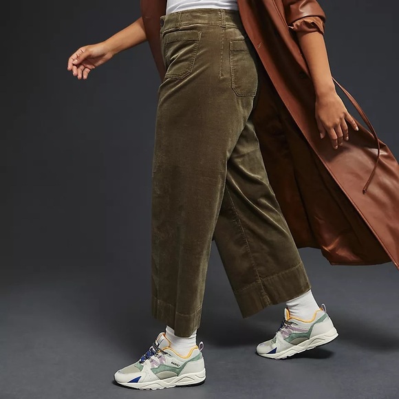 Anthropologie The Colette Cropped Wide-Leg Pants in Navy- 18W - NWT! - Picture 6 of 9